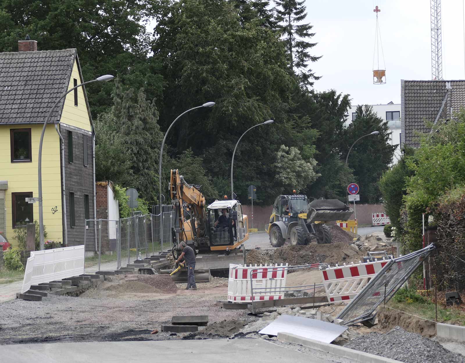 Baumaßnahme „Danziger Straße“ verlängert sich bis Jahresmitte 2020